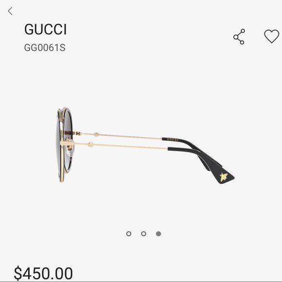Authentic Gucci Sunglasses - Picture 7 of 8